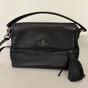 Kate Spade Black Leather Southport Avenue Carmen Bag